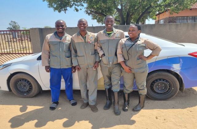 Tyasi Research Group visiting the farmers for community-engagement