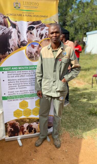 Prof Tyasi during farmers day