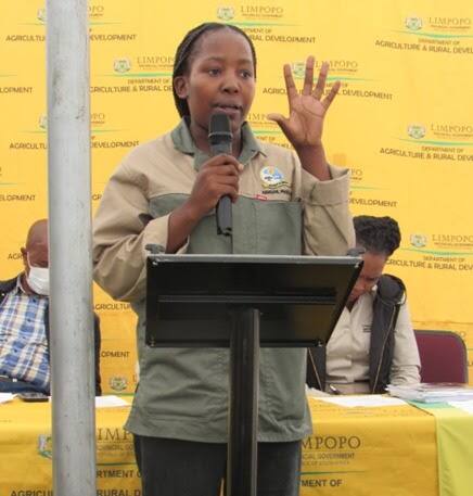 Ms Phaladi during farmer day