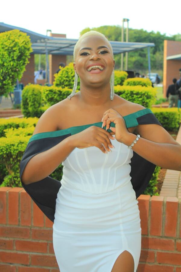 Graduate at a graduation ceremony